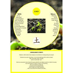 Meridianer og de 5 elementer  - Let fortalt af Claus Olsen - bog (146 sider i ringbind)