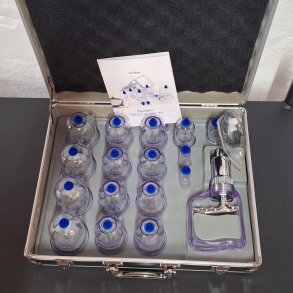 Cupping st 16 cups i kuffert - Meridius VIVA