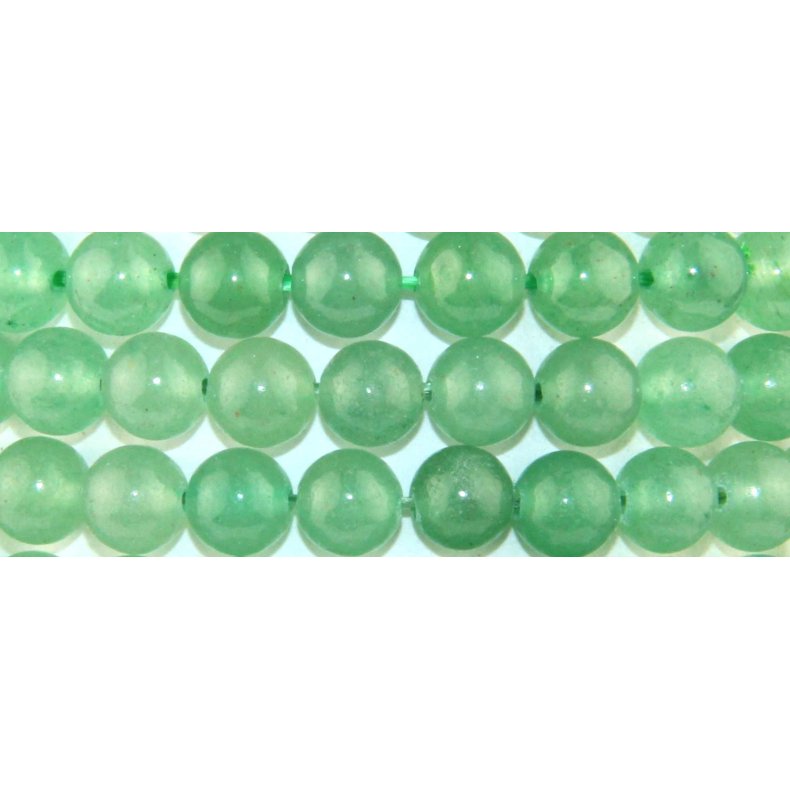 Armbnd med Aventurin grn 6mm.