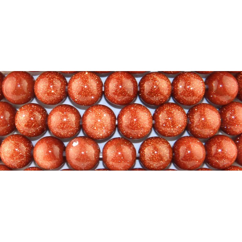 Armbnd guldsten 6mm.