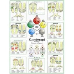 Zoneterapi 40 x 60 cm plus opslagsbog