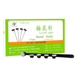 Dermal Seven Stars / Plum Blossom Needle � med 12 udskiftelige hoveder   