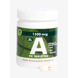 A-vitamin 1500 90 stk. vegan. Berthelsen