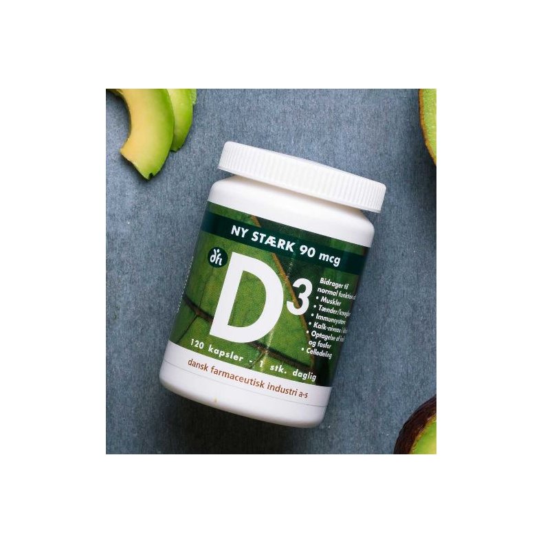 D3 90 mcg. 120 stk. - fra Gr�nne Vitaminer - vegetabilsk 