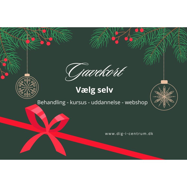 Gavekort til kurser, webshop og behandlinger