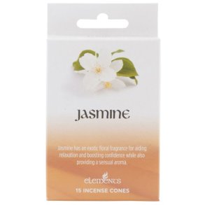 Incense Cones - Elements Jasmine r�gelses kegle