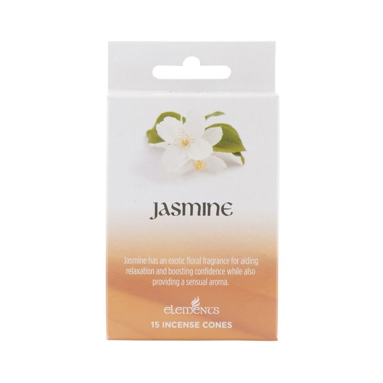Incense Cones - Elements Jasmine r�gelses kegle