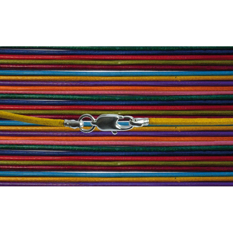 Lderhalsbnd flere farver 50 cm.