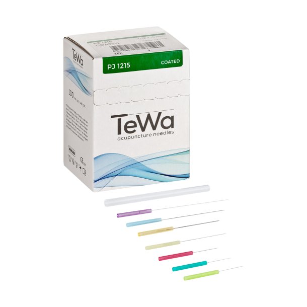 TeWa - akupunkturnle med plastikhndtag og guide tube 