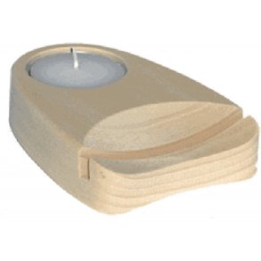 Holder til Agatskive plads til lys