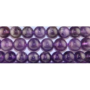 Armbnd med 6mm. AMETYST