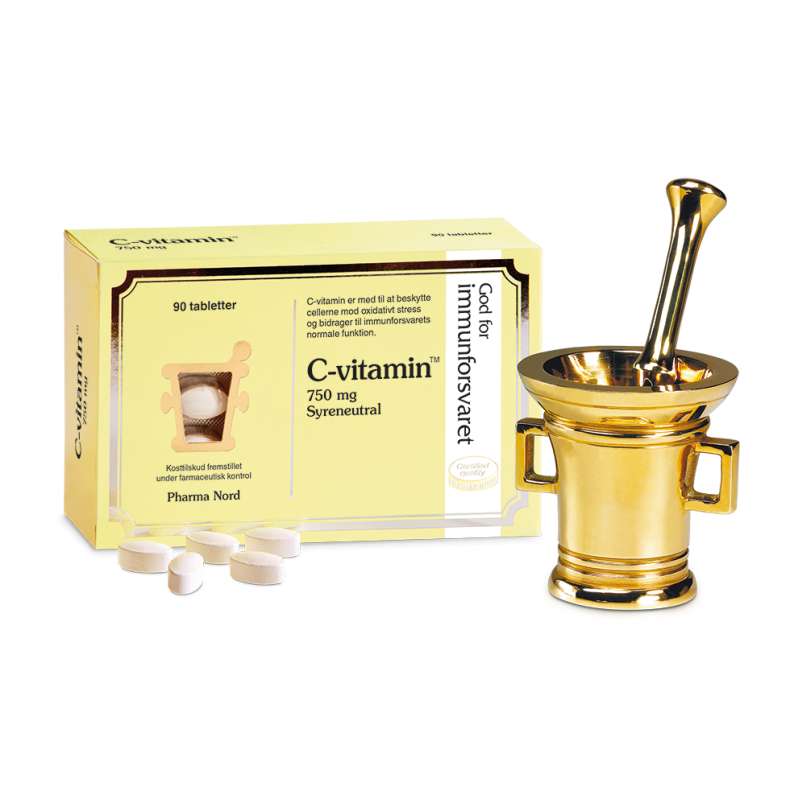Bio-C-Vitamin Pharma Nord Syreneutral 120 stk.