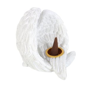 angel wing incense cone burner - engelvinger med duft kegle