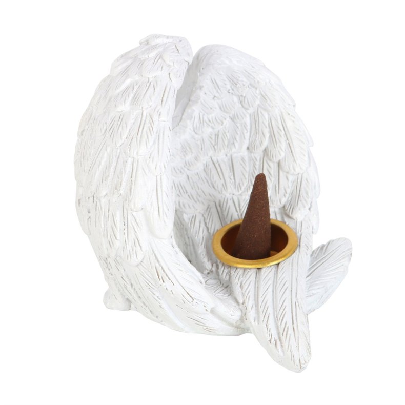 angel wing incense cone burner - engelvinger med duft kegle