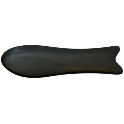 Gua sha fisk i obsidian, rosenkvarts eller jade: