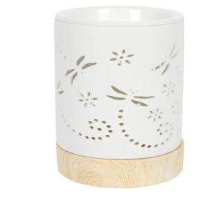 Duftlampe - med guldsmede