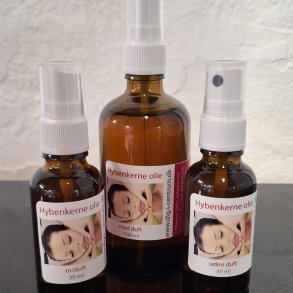 Hybenkerneolie koldpresset incl. pumpe