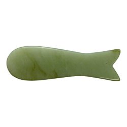 Gua sha fisk i obsidian, rosenkvarts eller jade: