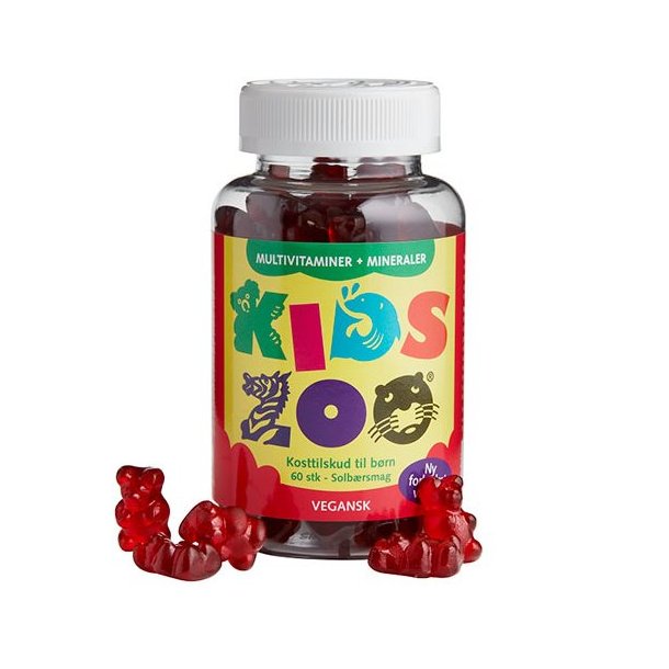 Kids zoo vitaminer + mineraler kosttilskud til brn