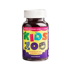 Kids Zoo med propolis, hyldebr, hyben og C-vitamin 60 stk.