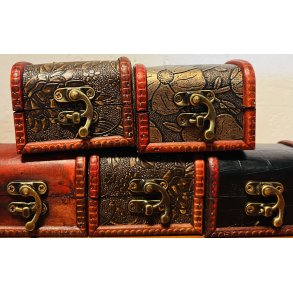 Skattekiste til krystaller, incl. ass. minikrystaller