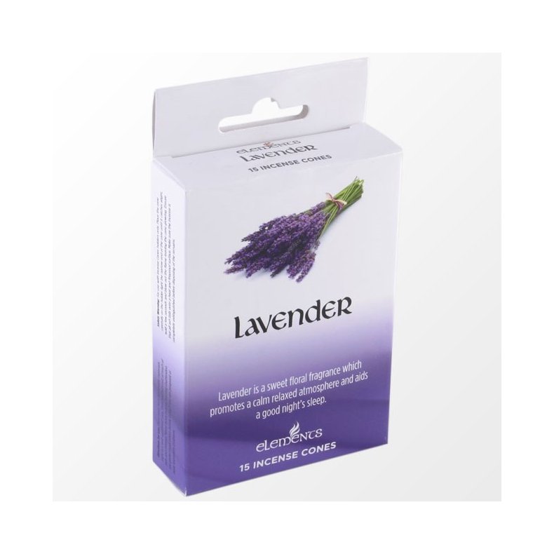 Incense Cones - Elements Lavender r�gelses kegle