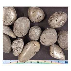 Pyrit poleret krystal