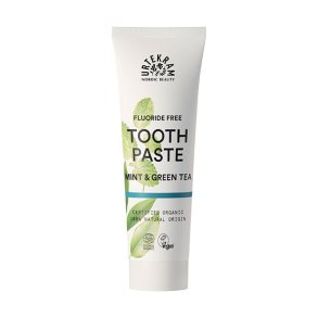 Toothpaste tandpasta uden fluor - Urtekram - Mint og Green tea
